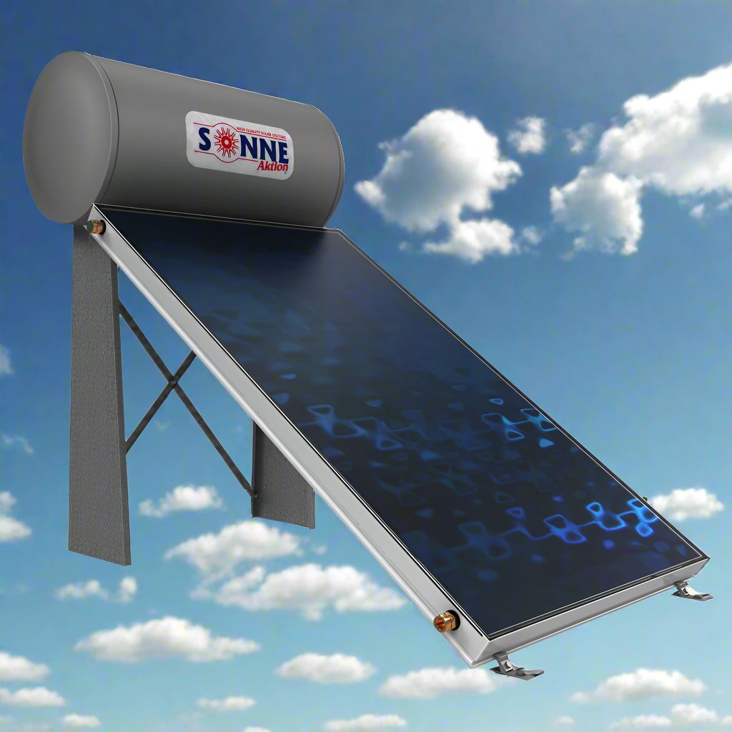 Solar water heater - 120L/ 160L- Sonne NV120-160T -  Vertical Single Collector (1,5-1,7m²/2,3-2,40m²) - Triple-Energy