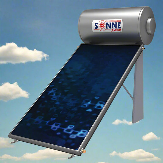 Solar water heater - 120L/ 160L- Sonne NV120-160T -  Vertical Single Collector (1,5-1,7m²/2,3-2,40m²) - Triple-Energy