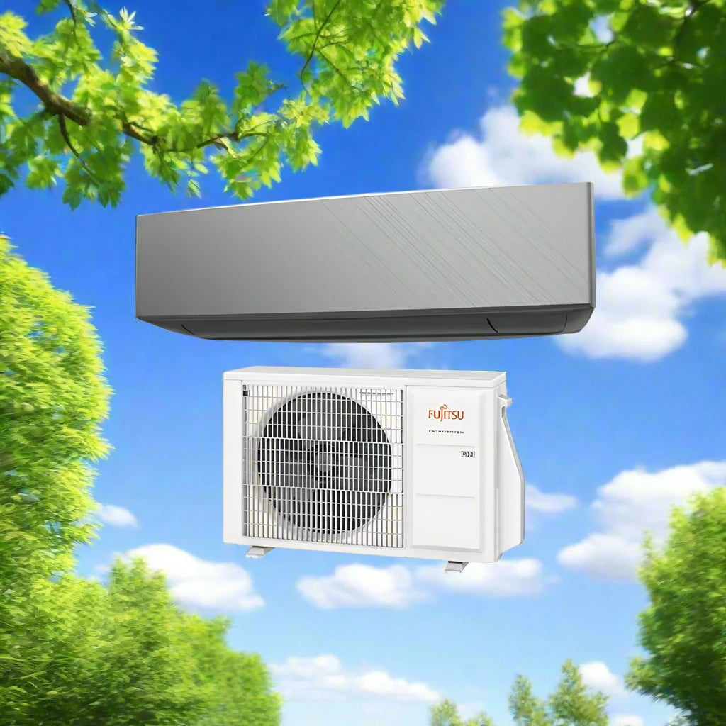 Home and Office Air-Conditioner Fujitsu KE 9.000-14.000 Btu/h Silver/ White