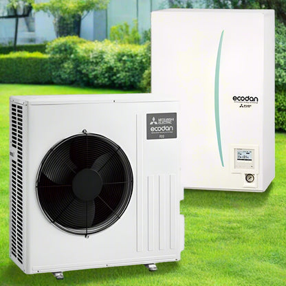 Heat Pump Split Mitsubishi Ecodun Zubadan+ Hydrobox Single-Phase/ Three-Phase, 6kW-22kW