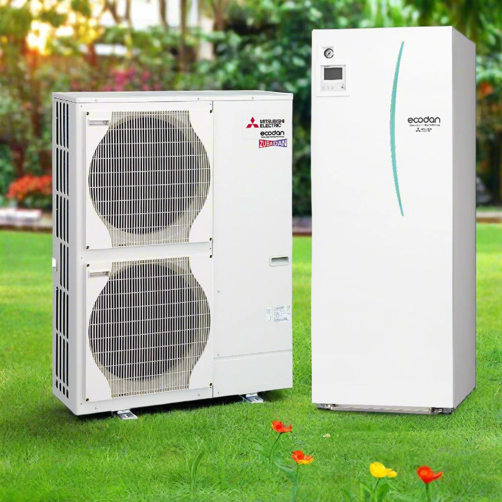 Heat Pump Split Mitsubishi Ecodun Zubadan+ Hydrobox Single-Phase/ Three-Phase, 6kW-22kW