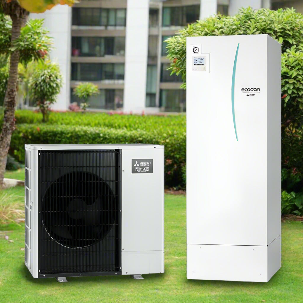 Heat Pump Split Mitsubishi Ecodun Zubadan+ Hydrobox Single-Phase/ Three-Phase, 6kW-22kW